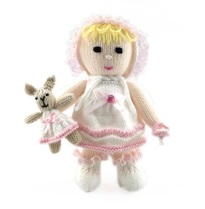 Baby Alice doll knitting pattern 19058