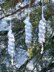 Snow on Icicle Crochet Christmas Ornament