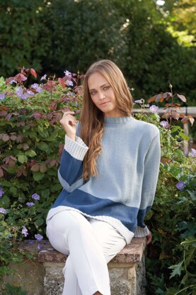 Tallulah Sweater in Rowan Summerlite 4 DK - ZB314-00002-DEP - Downloadable PDF