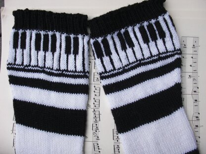 Fibonacci Piano Socks