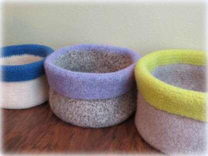 Nesting Felted Basket