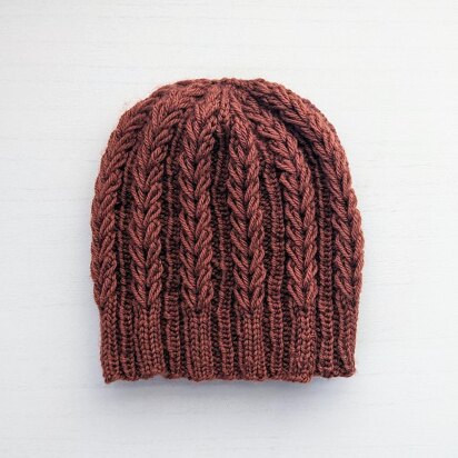 The Orange Beanie - knitting pattern