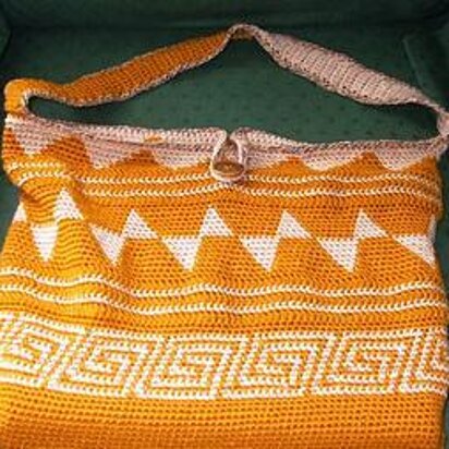 Tapestry Crochet Tote Bag