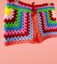 Asymmetric Crochet Shorts