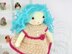 Knitted doll princess Annie