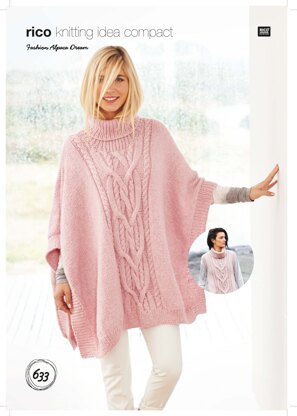 Poncho and Tabard in Rico Fashion Alpaca Dream - 633 - Downloadable PDF