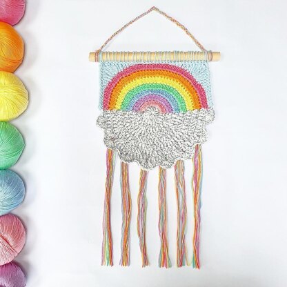 Rainbow Rounds Wall Hanging