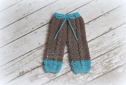 Cable Cross Baby Pants or Shorties