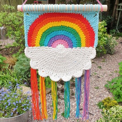 Rainbow Rounds Wall Hanging