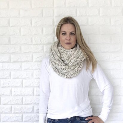 Brioche Infinity Scarf