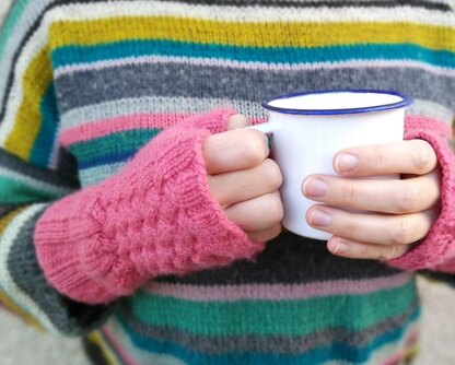 Pomegranate Mittens