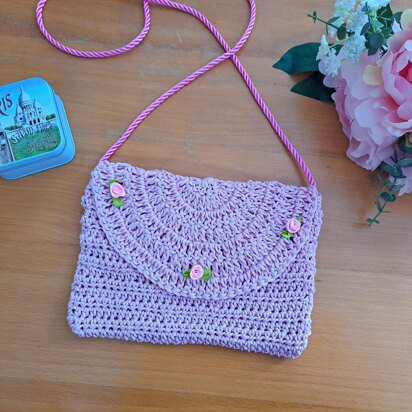 Crochet Coquette Flower Bag/Purse Pattern