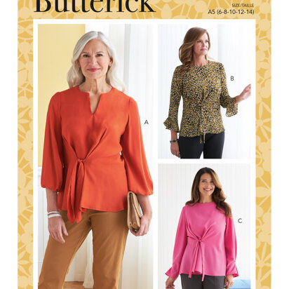 Butterick Misses' Top B6813 - Sewing Pattern