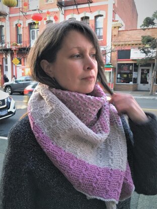 Sakura Season shawl