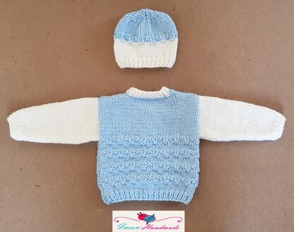 Newborn Zigzag Cardigan