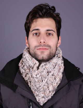 Plymouth Yarn F716 Cabled Cowl (Free)
