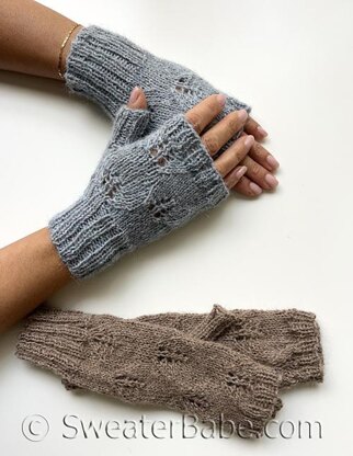 #367 Celine Fingerless Gloves