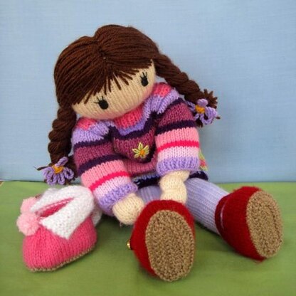 Posy - Knitted Doll