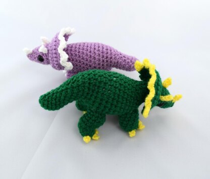 Miniature Triceratops Amigurumi/Plush Toy