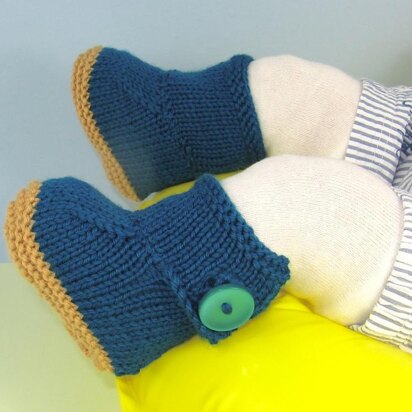 Baby One Button Booties