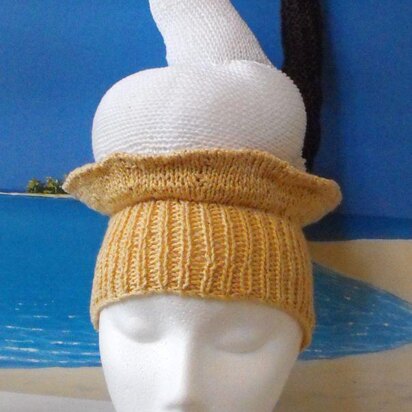 99 ICECREAM BEANIE HAT KNITTING PATTERN - MADMONKEYKNITS