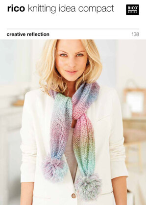 Scarves in Rico Creative Reflection Print - 138