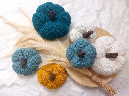 Modern Crochet Pumpkins