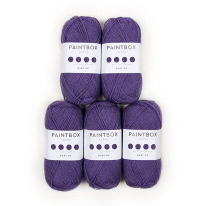 1 New Ball of Paintbox Yarns Cotton DK Color: 448 Pansy Purple Lot: 1935