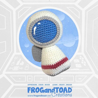 CHIBI - Space Travel Astronaut Rocket Rover / Voyage Spatial Spationaute Fusée Espace - Amigurumi FROGandTOAD Créations