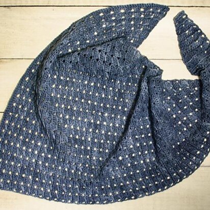 Any Season Asymmetrical Shawlette