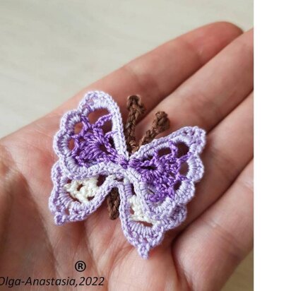 Butterfly colored crochet