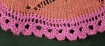 Butterfly in the Sunset Shawl