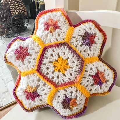 Granny Hexagon Pillow