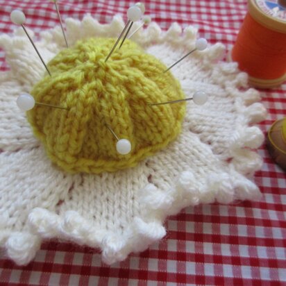 Fried Egg Pin Cushion