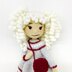 Amigurumi doll, crochet doll Gerda