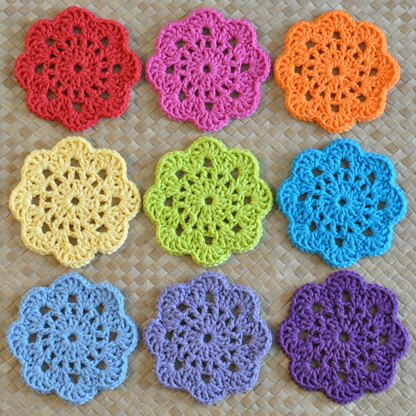Snowflower Lace Coaster