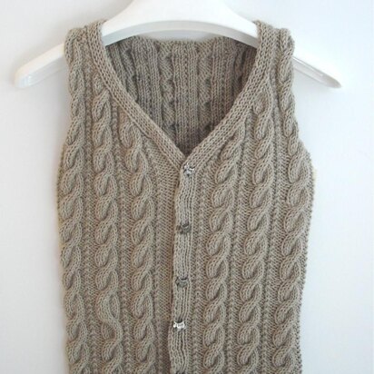 Boy's Cabled Vest