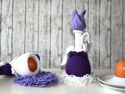 Tulip - Egg Sitter - Egg Cozy - Amigurumi