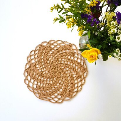 Aloe polyphylla Doily / Table mat