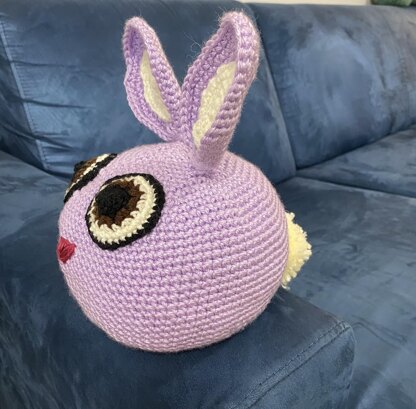 Bunny-Ball, super easy bunny crochet pattern for beginners