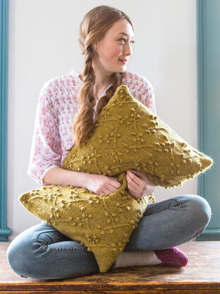 Willard Cushion in Berroco Blackstone Tweed