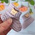 Button Baby Booties