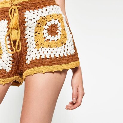 Easy Breezy Granny Square Shorts.