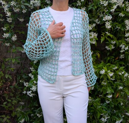 Square Mesh Cardi