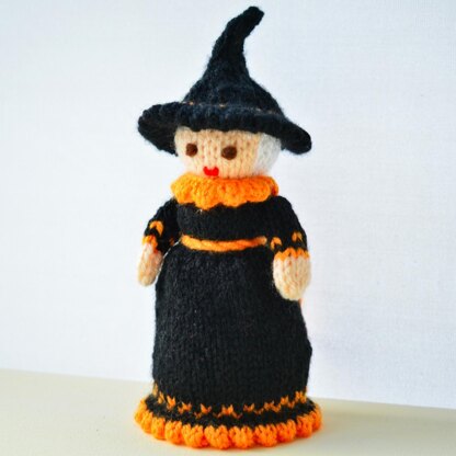 Jehane the Witch Doll Knitting Pattern - Toy Knitting Pattern