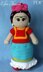 Friducha in Tehuana Dress Amigurumi Doll