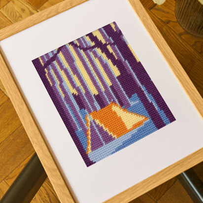 DMC Tent in the Forest Tapestry Kit - 20 x 21 cm