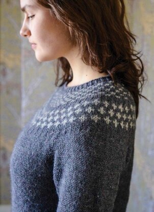 Mended Pullover in Berroco Ultra Alpaca - Pv2-1 - Downloadable PDF