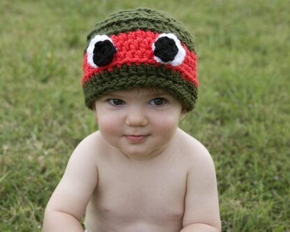 Crochet Pattern TMNT Inspired Hat 