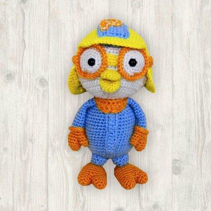 Pororo Inspired Penguin Crochet Pattern, PDF Pattern